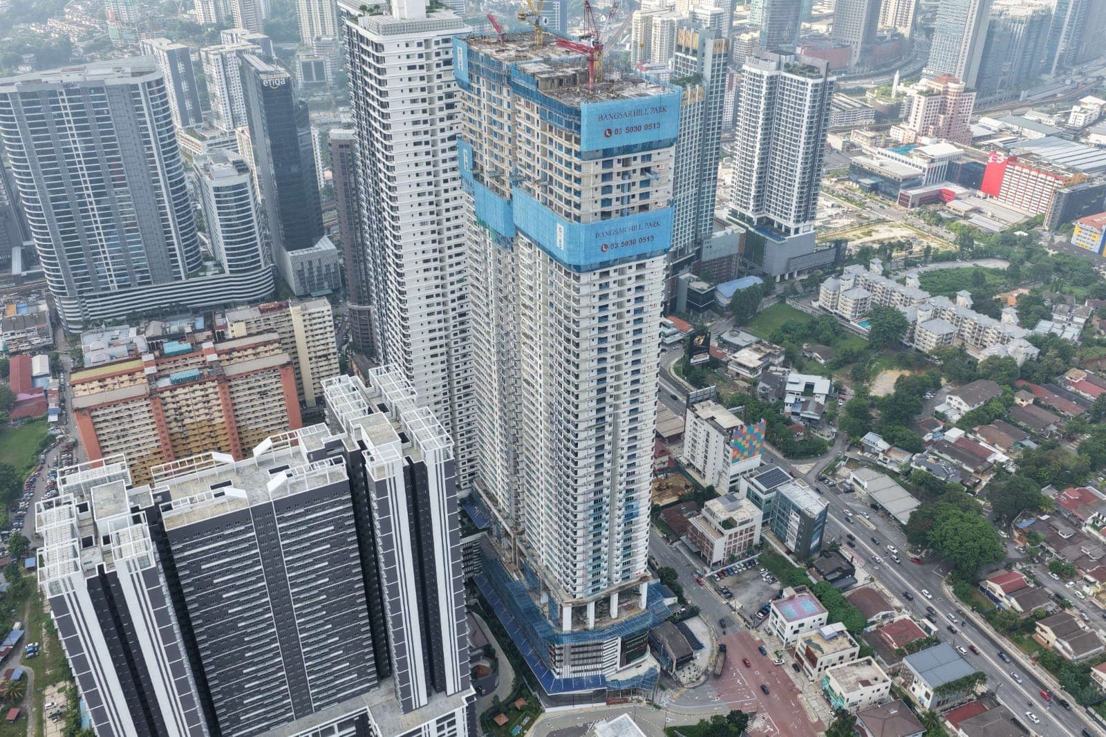Bangsar Hill Park: the towers from the other side
