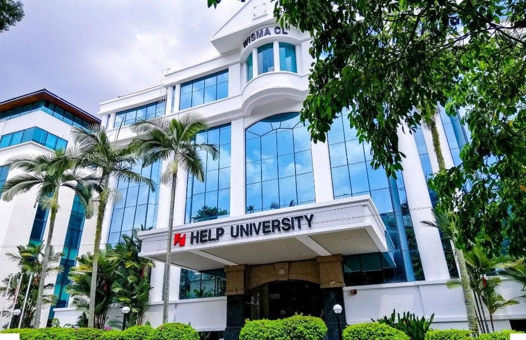 HELP University, Damansara Heights: the main entrance