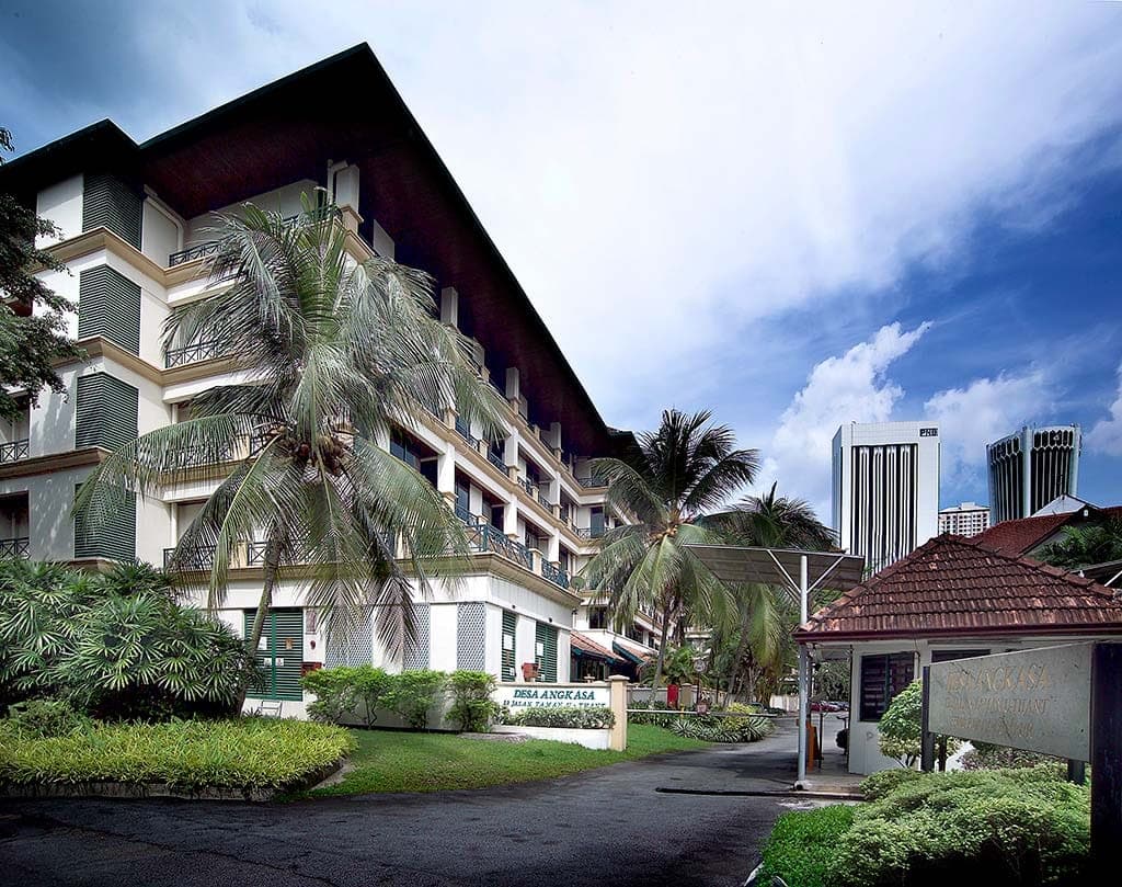 Desa Angkasa: the entrance