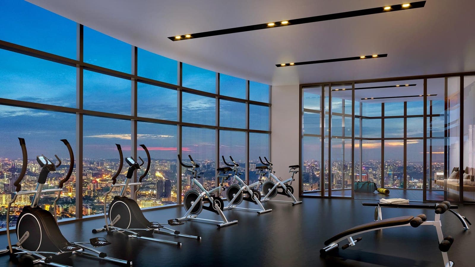 Eaton Residences: artist's impression of the gym