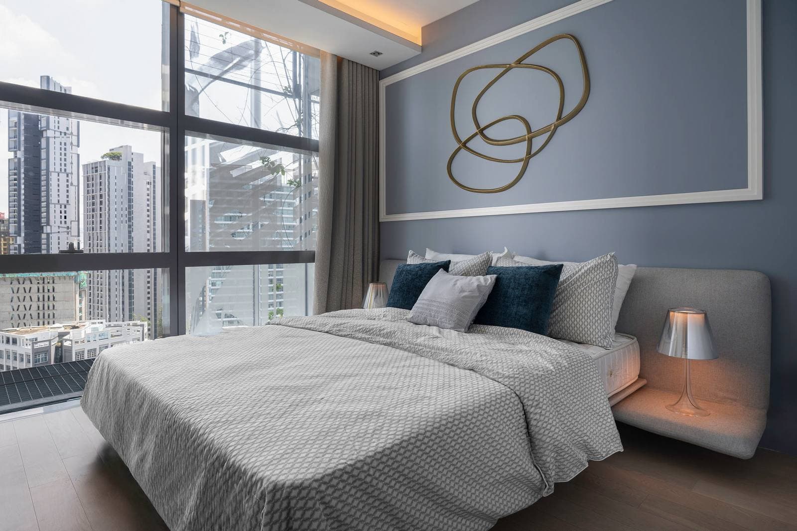 Le Nouvel KLCC: bedroom, 1,722 sq ft show unit