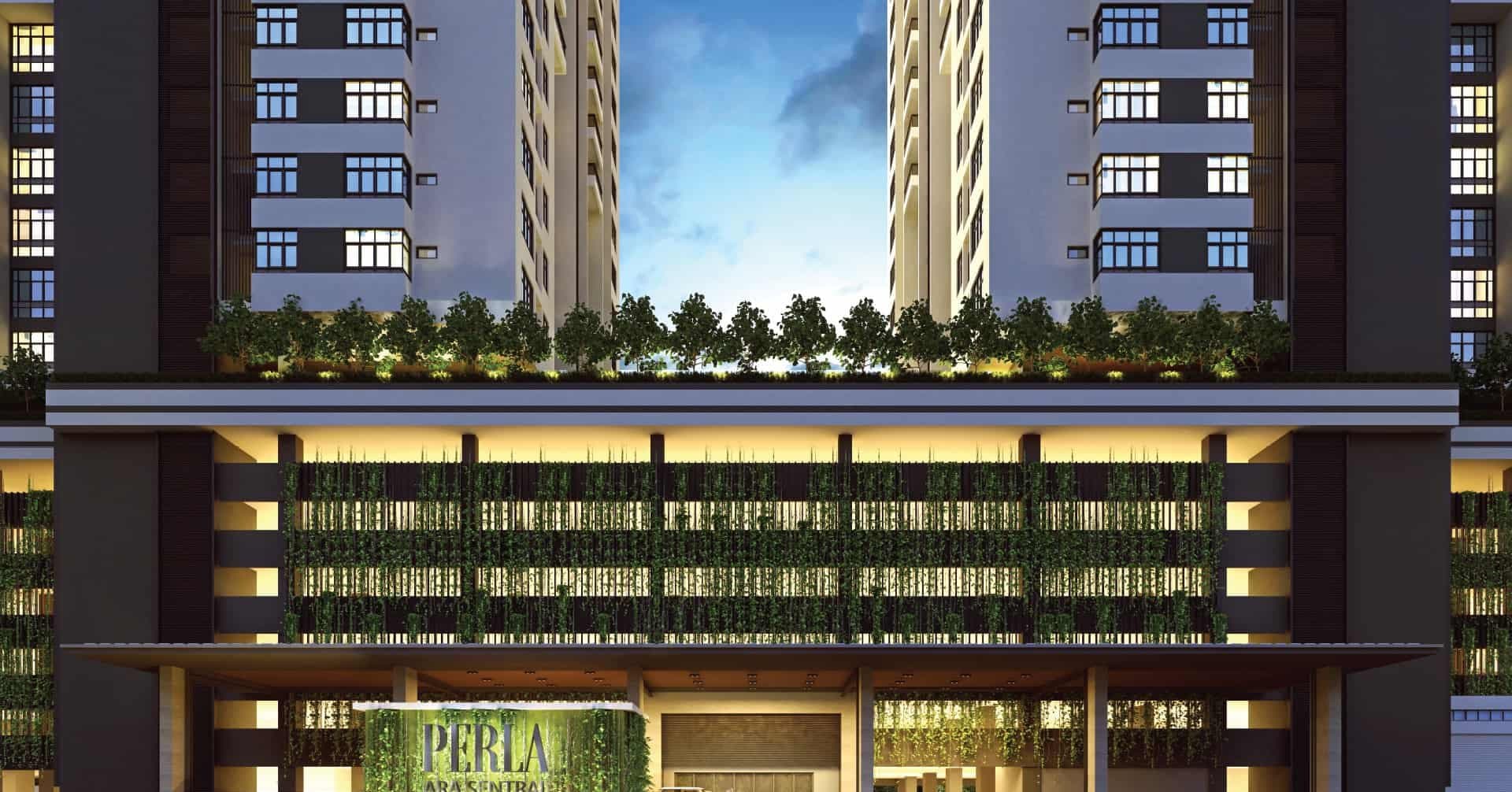 Perla @ Ara Sentral: artist's impression of the entrance