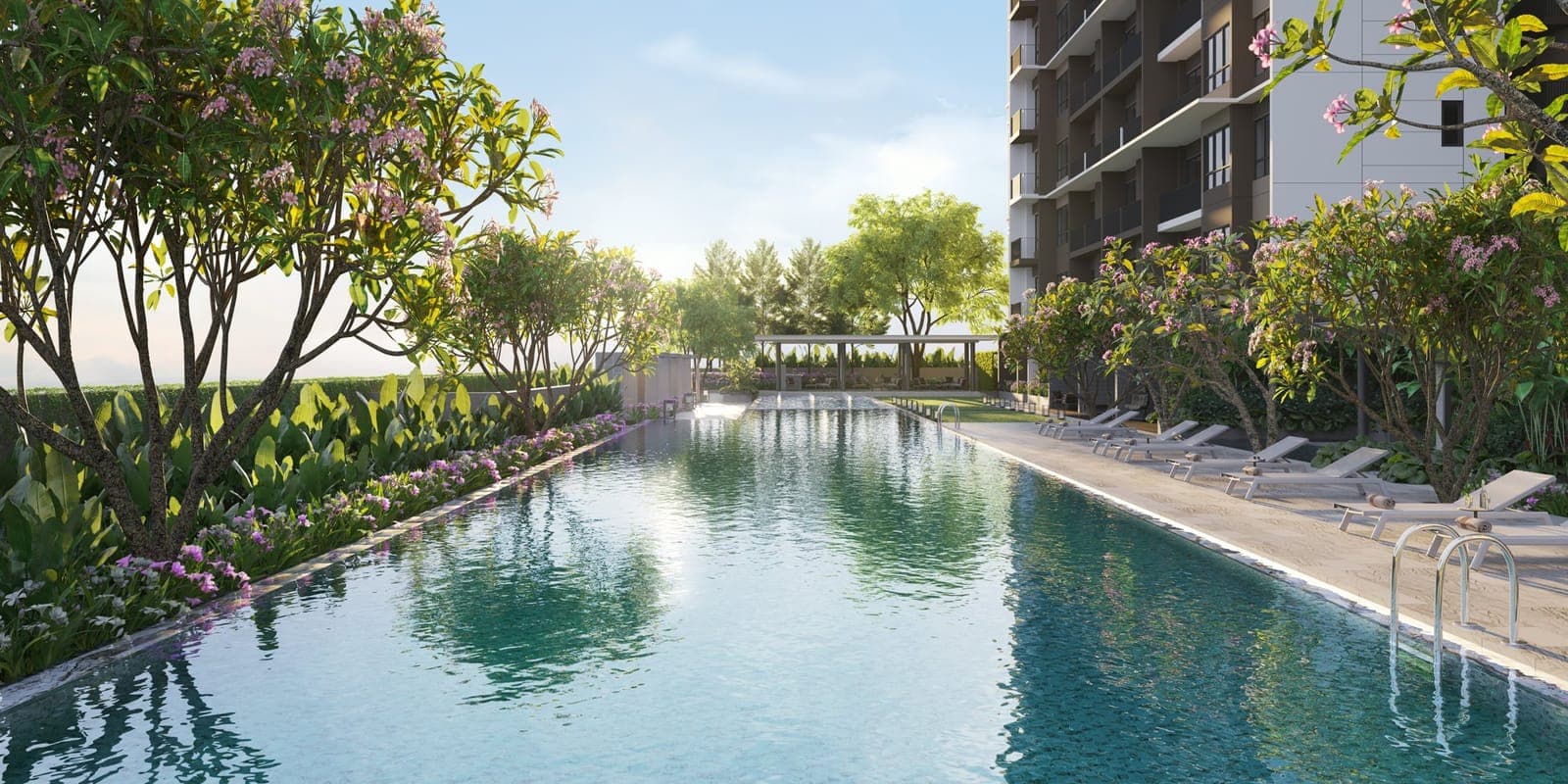 Residensi Sfera: artist's impression of the lap pool
