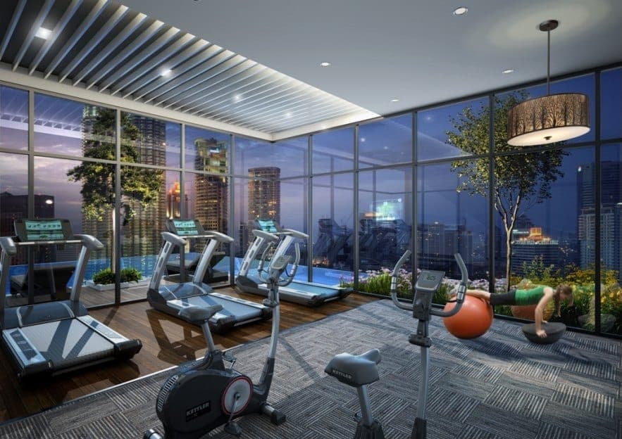 Royce Residence: artist's impression of the gym