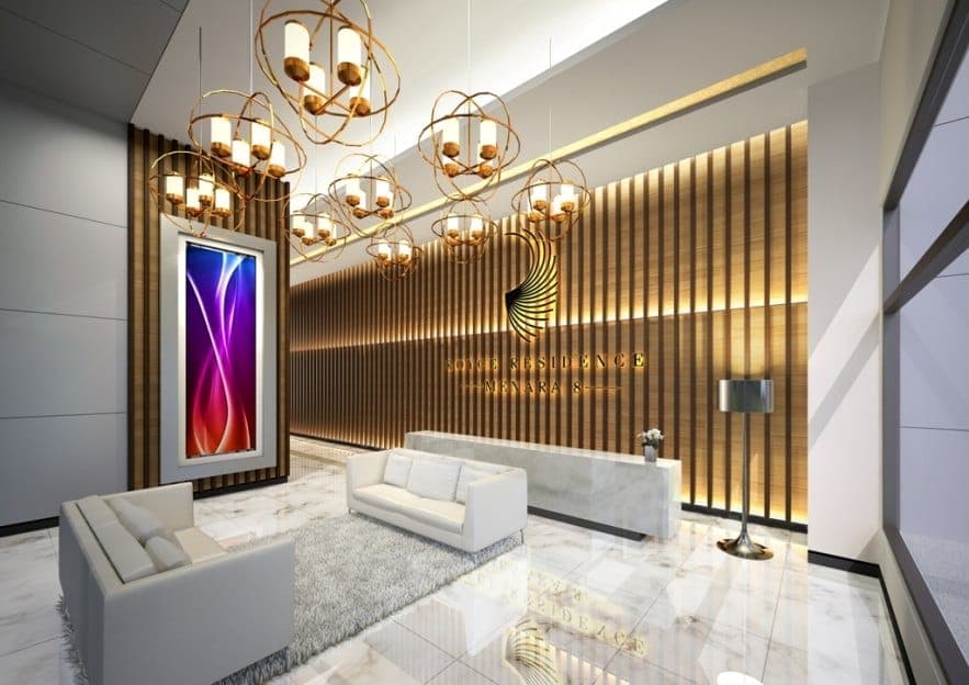 Royce Residence: artist's impression of the lobby