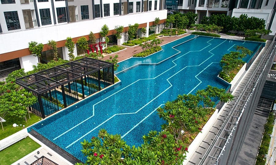 Sentral Suites: the lap pool