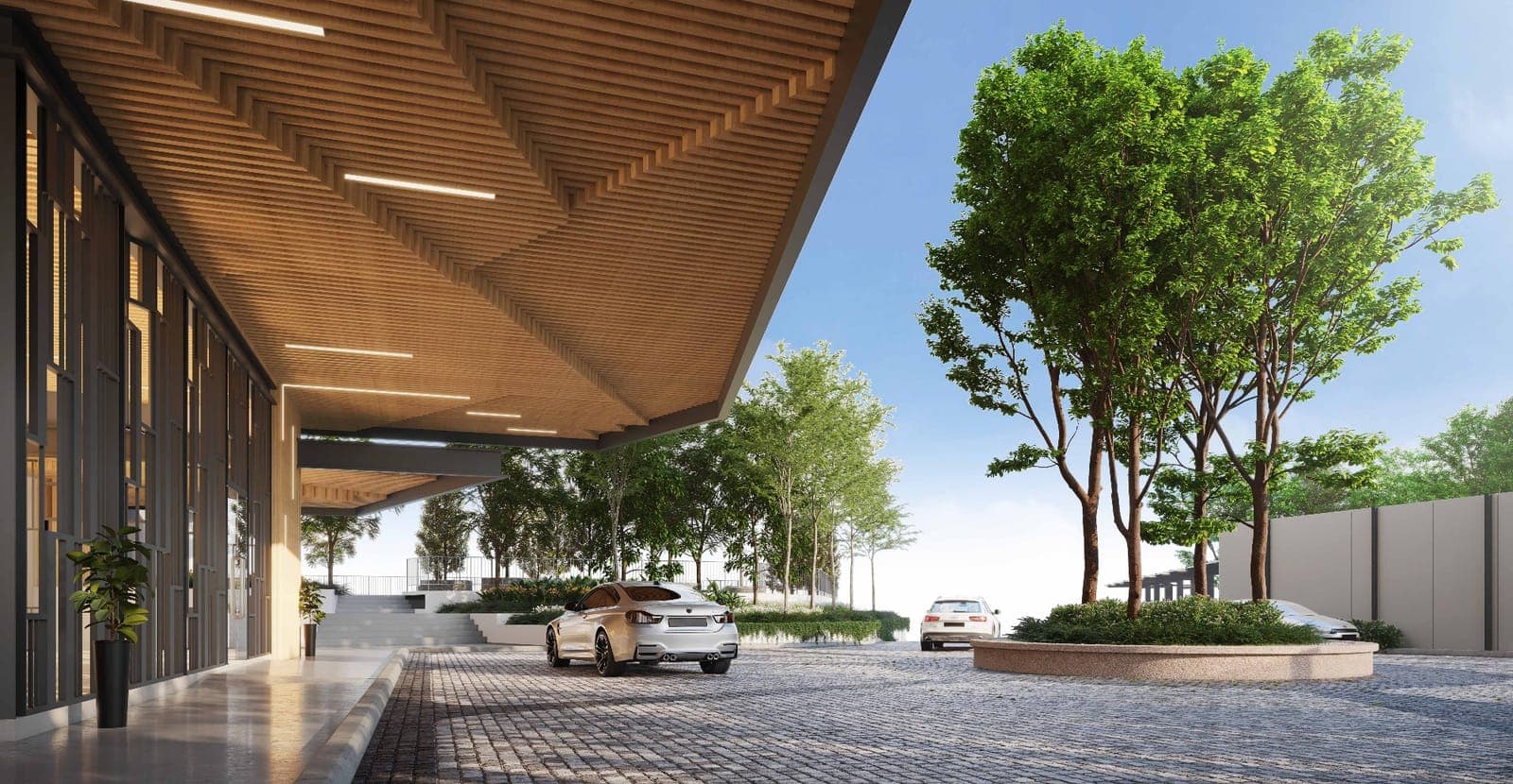 Sunway Artessa: artist's impression of the drop-off
