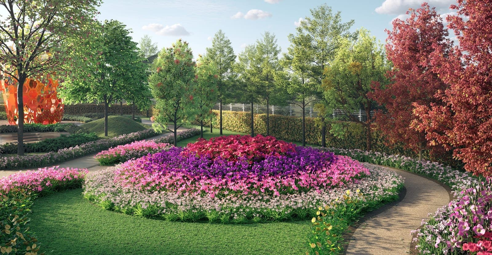 Sunway Flora Residences: artist's impression of the garden