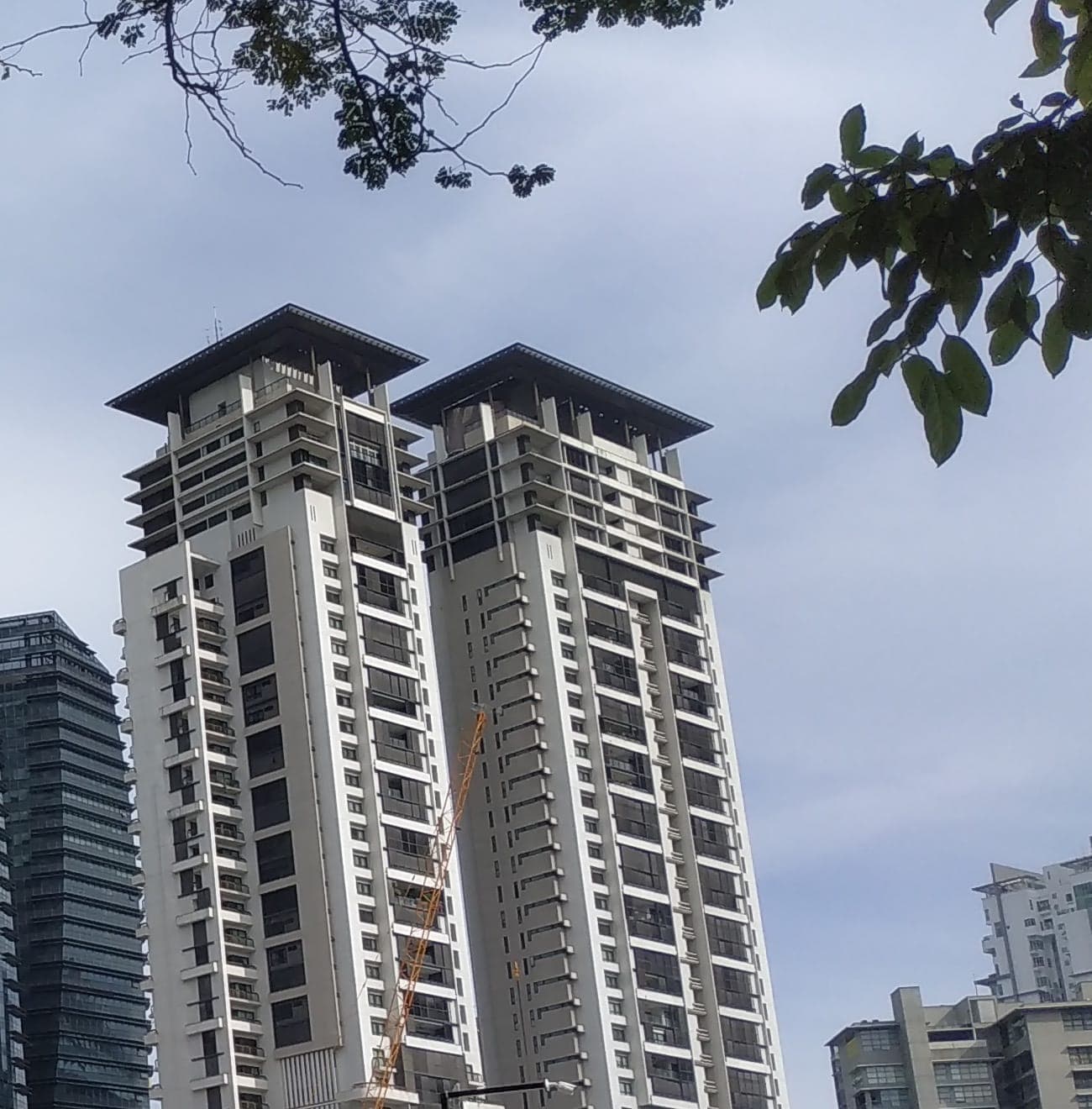 The Binjai On The Park: the two towers
