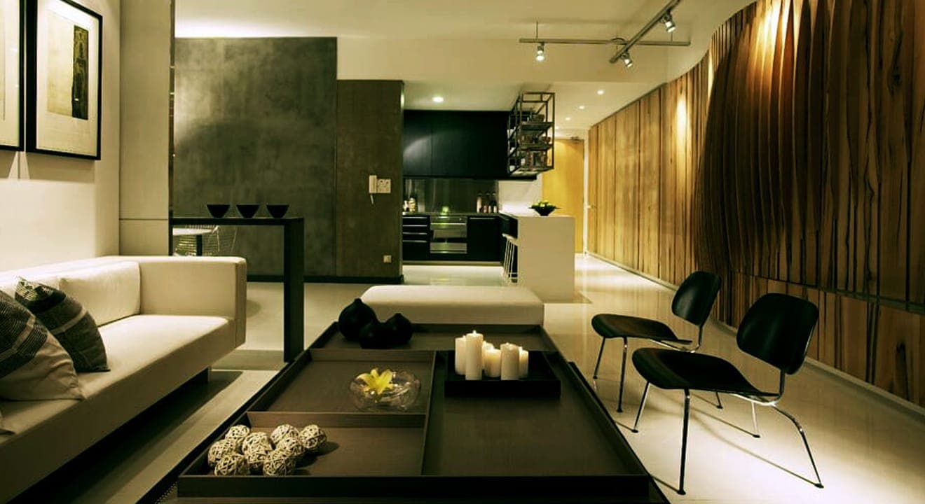 The Maple Condominium: a living room