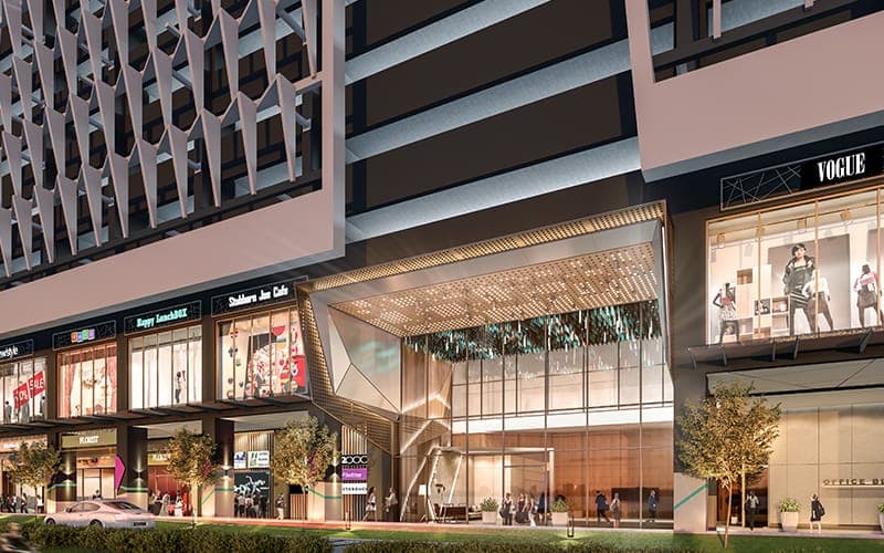 Yolo Signature Suites: artist's impression of the entrance