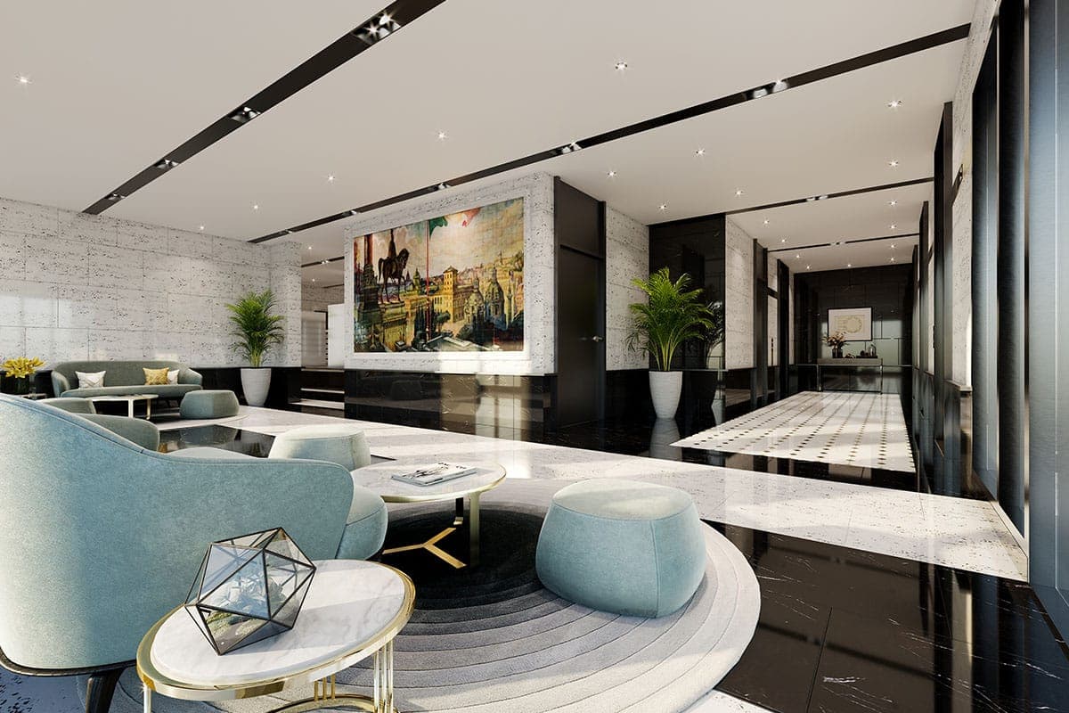 You CIty III: artist's impression of the lobby